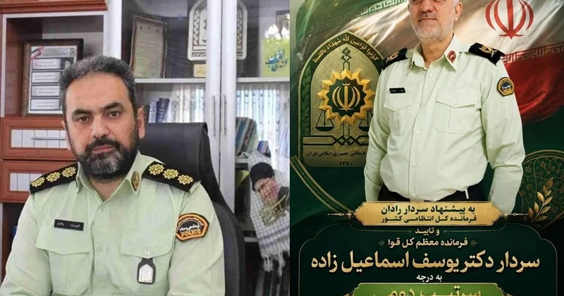 Urmiyada keçirilən aksiyanın dağıdılmasında iştirak etdiyi iddia olunan polis zabitinin vəzifəsi artırılıb