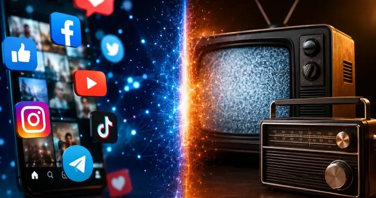 Sosial şəbəkələr televiziya və radionu geridə qoyurmu? ARAŞDIRMA