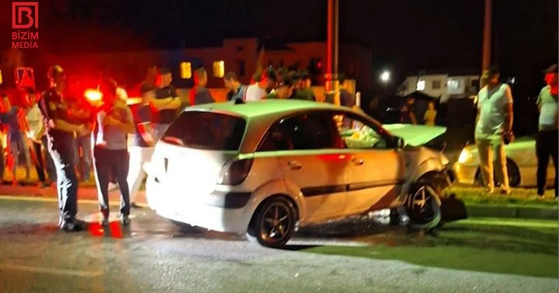 Zərdabda ağır qəza: Kia Rio ağaca və işıq dirəyinə çırpıldı