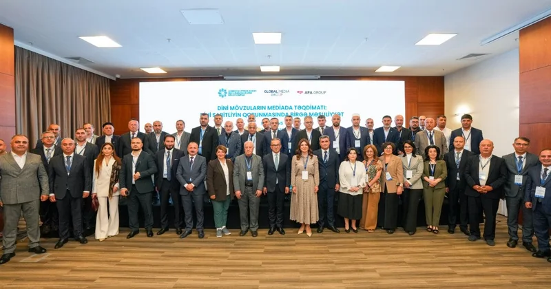 Qusarda böyük toplantı: 30 dan çox media qurumunun təmsilçiləri və din xadimləri iştirak etdilər FOTO