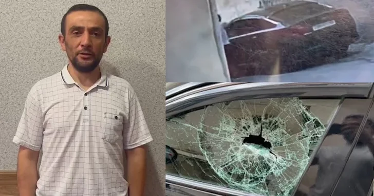 Месяц ареста за разбитое стекло: в Низаминском районе поймали автовандала