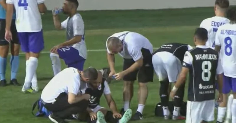 Millimizin futbolçusu zədələndi
