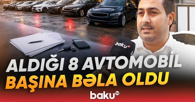 Səkkiz avtomobil götürdü, sonra ŞOK YAŞADI: Hər maşına dörd min manat cərimə VİDEO