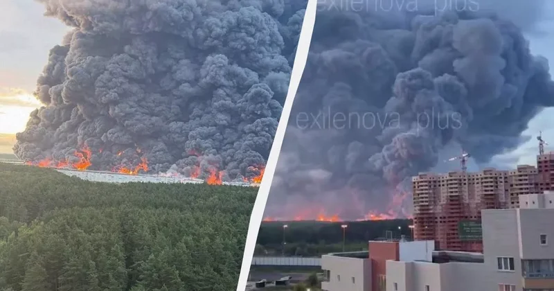 ВСУ атаковали Москву сотней дронов, горит крупнейший в России склад Wildberries ВИДЕО