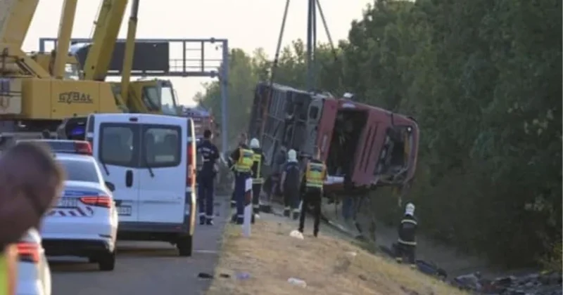 Macarıstanda avtobus qəzası olub, 12 nəfər ölüb, 10 nəfər yaralanıb