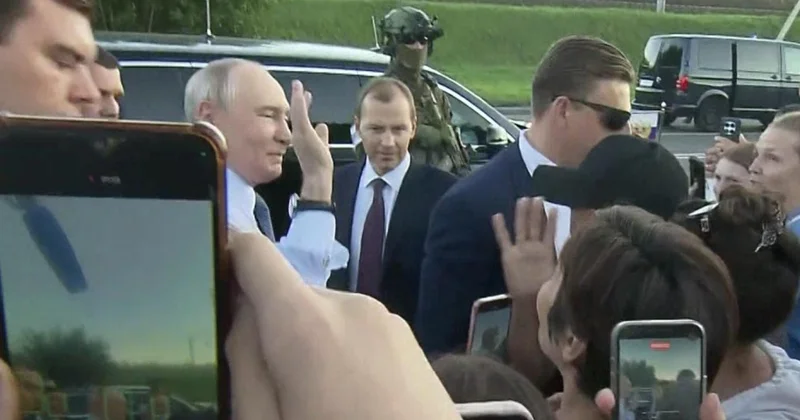 Putinin kortejini təqdib etdi: BELƏ GÖRÜNTÜLƏNDİ
