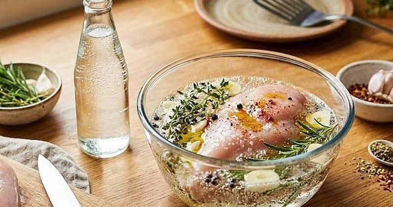 Yumşaq toyuq döş ətinin sirri qazlı su imiş
