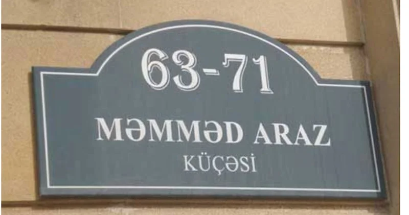 Küçə adları bir növ tarixi və mədəni xəritədir Memar