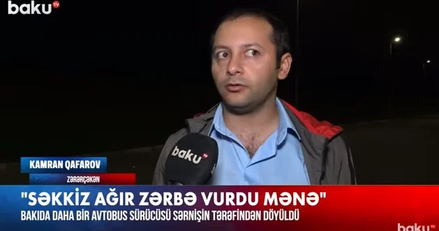 Bakıda sərnişinlə sürücü arasında qalmaqal: Hadisənin təfərrüatı məlum oldu