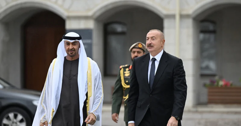 Prezident BƏƏ lideri ilə görüşündən video paylaşdı