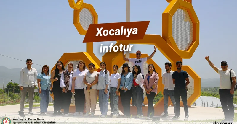 Xocalıya infotur təşkil edilib FOTO/VİDEO