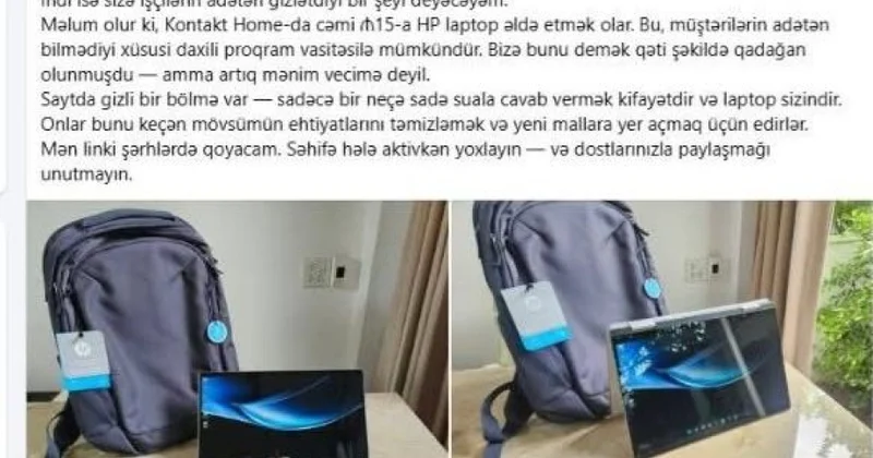Yeni kiberdələduzluq: Bahalı məhsullar ucuz qiymətə VİDEO