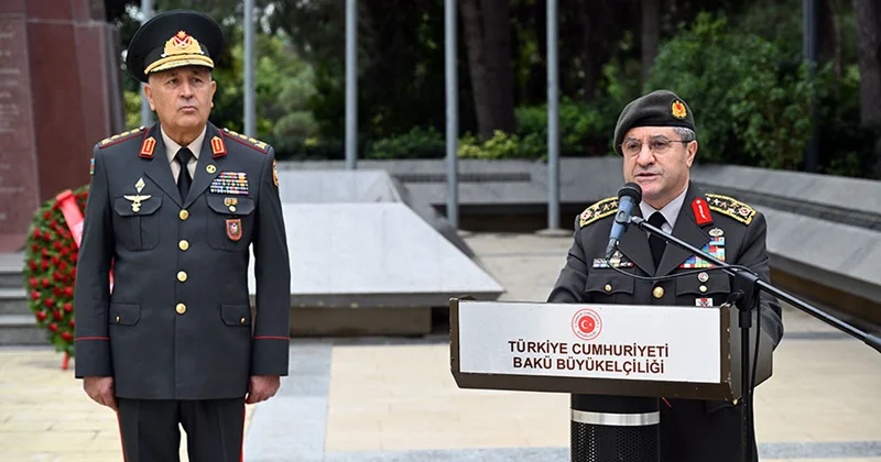 Türkiyənin Baş Qərargah rəisi Azərbaycandadır Foto