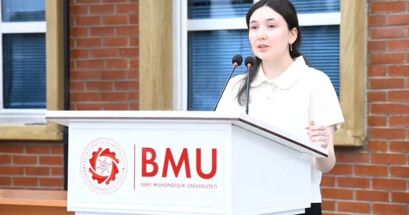 “Qarşımızda böyük və şərəfli vəzifə dayanır” BMU nun yüksək ballı tələbəsi