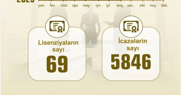 Naxçıvanda 8 ayda sahibkarlara 69 lisenziya verilib