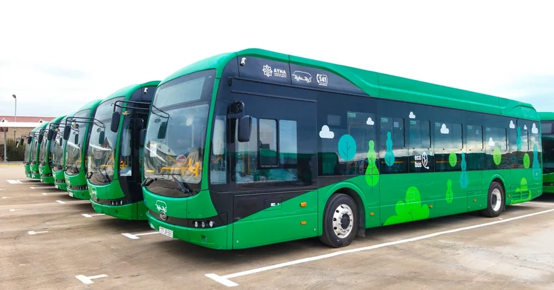 Bakıda 160 ədəd elektrik avtobusu xəttə buraxılacaq
