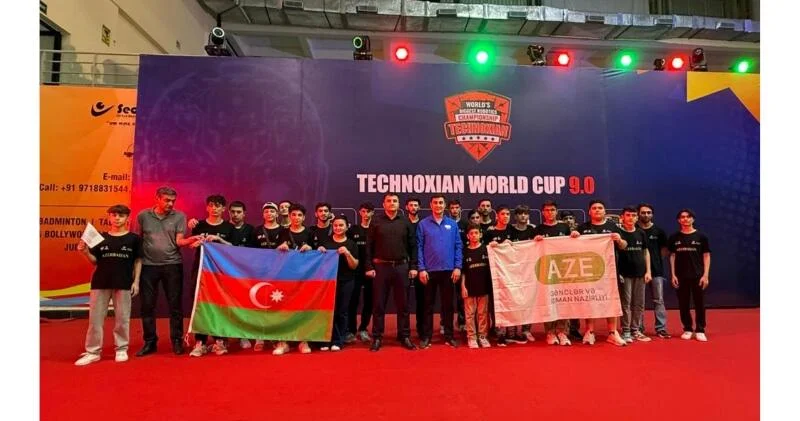 Azərbaycan komandası dünya robotexnika finalında qızıl və gümüş medal qazanıb