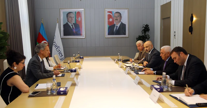 “AzərEnerji” və “TotalEnergies” arasında əməkdaşlıq məsələləri müzakirə olundu Foto