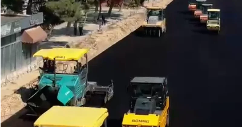 “Ulduz” metro stansiyasının qarşısındakı yolda asfaltlanma işlərinin ilk mərhələsi yekunlaşıb