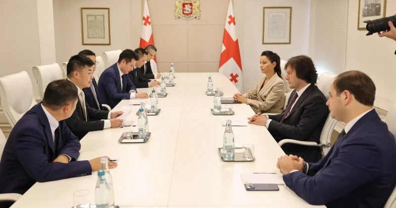 Gürcüstanın Baş naziri Çin şirkətinin nümayəndələri ilə Orta Dəhlizin perspektivlərini müzakirə edib