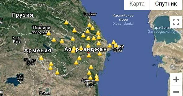 Azərbaycanda zəlzələ oldu