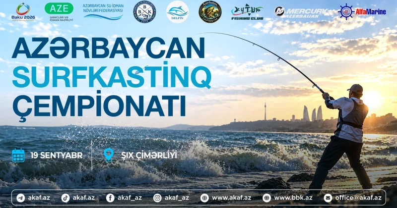 Surfkastinq üzrə ölkə çempionatı keçiriləcək