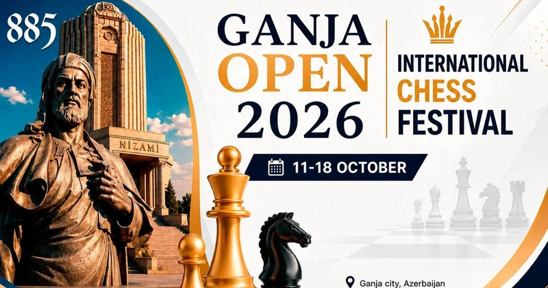 Gəncə beynəlxalq şahmat festivalına ev sahibliyi edəcək