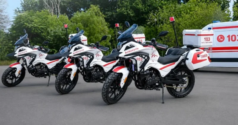 Təcili yardım motosikletləri Bakı küçələrində Hansı çağırışlara onlar gedir? RƏSMİ AÇIQLAMA