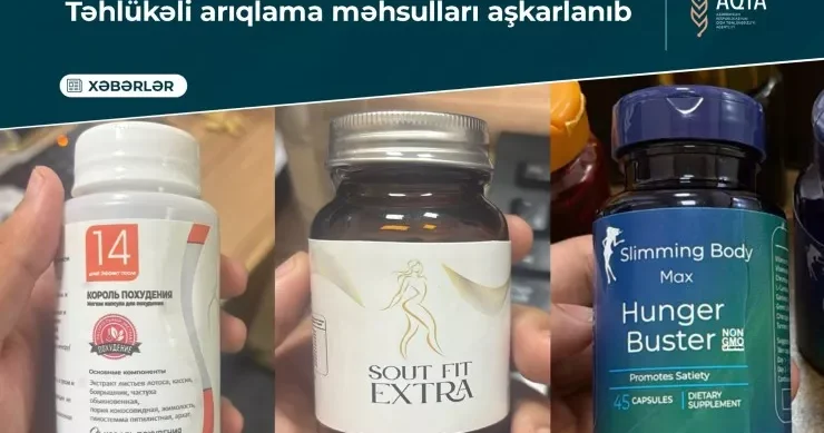 Azərbaycanda satılan bu arıqlama məhullarında təhlükəli maddə tapıldı VİDEO