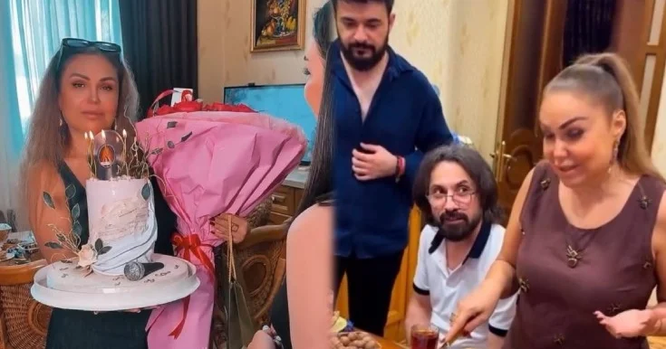 Ailəsindən Könül Kərimovaya ad günü sürprizi Video