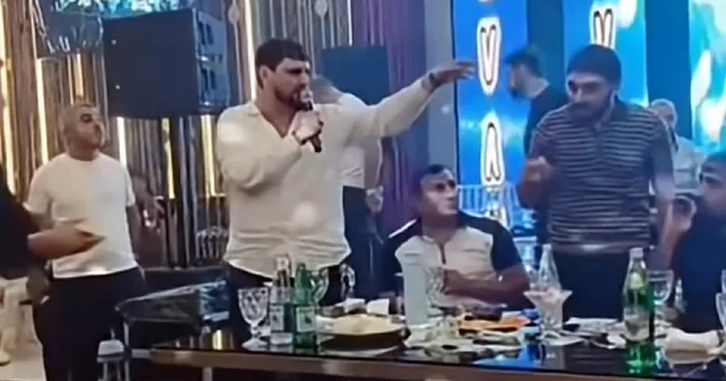Söz deyişməsi butulka davası ilə bitdi: Toyda insident VİDEO