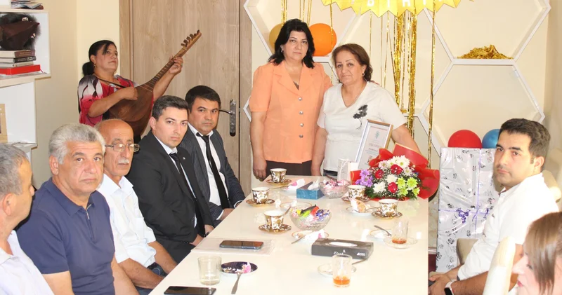 Ağstafada partiya fəalının 65 illik yubileyi münasibətilə tədbir təşkil olunub FOTOLAR