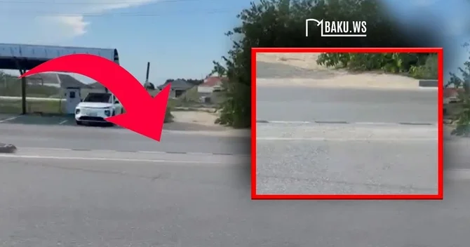 Bakıda AĞLASIĞMAZ QANUN POZUNTUSU Qoşa xətti pozub qırıq qırıq etdilər
