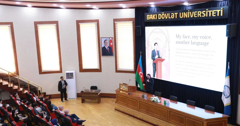 Oksford Universitetinin tədqiqatçısı BDU da mühazirə oxuyub