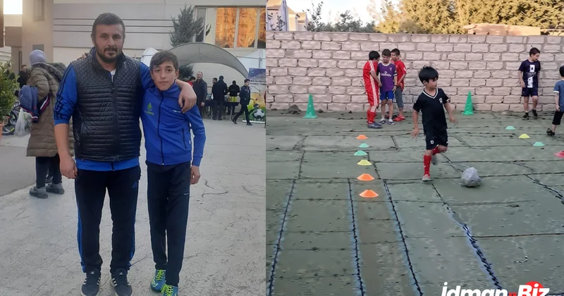 Həyətini uşaqlar üçün futbol meydanına çevirən kürdəxanlı məşqçinin ə MÜSAHİBƏSİ FOTO/VİDEO