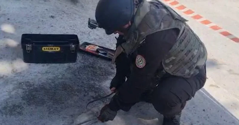 Bakıda hərbi sursat tapıldı FOTO