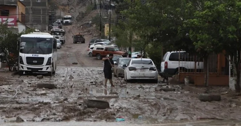 Meksikada daşqın qurbanlarının sayı artdı