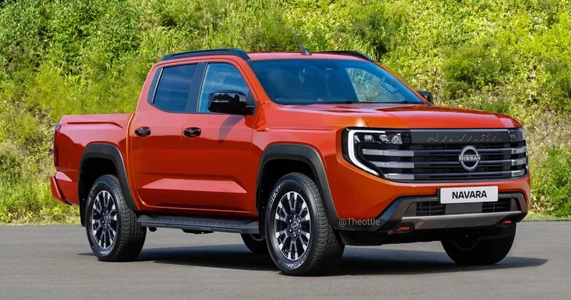 Yeni Nissan Navara pikapın təqdimat öncəsi məxfiliyi ləğv edilib...