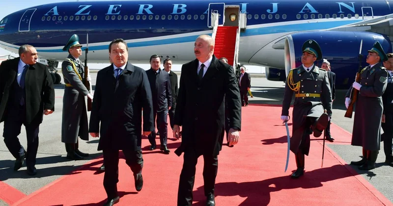 İlham Əliyev Qazaxıstana gedir Tarix