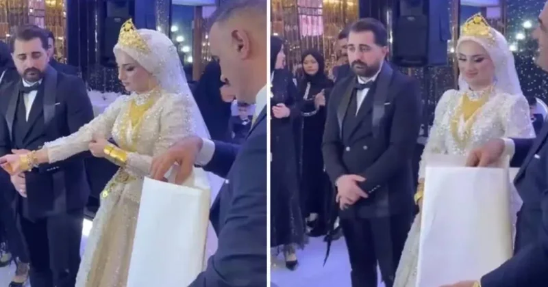 Ata toyda qızına görün nə hədiyyə etdi VİDEO