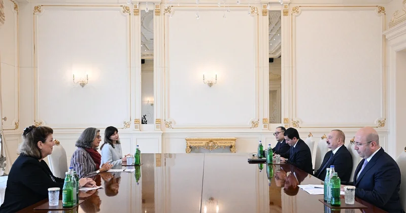 İlham Əliyev BMT nin Məskunlaşma Proqramının icraçı direktorunu qəbul edib