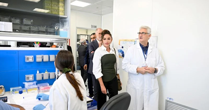 Mehriban Əliyeva “Bambino Gesu” xəstəxanasında FOTO