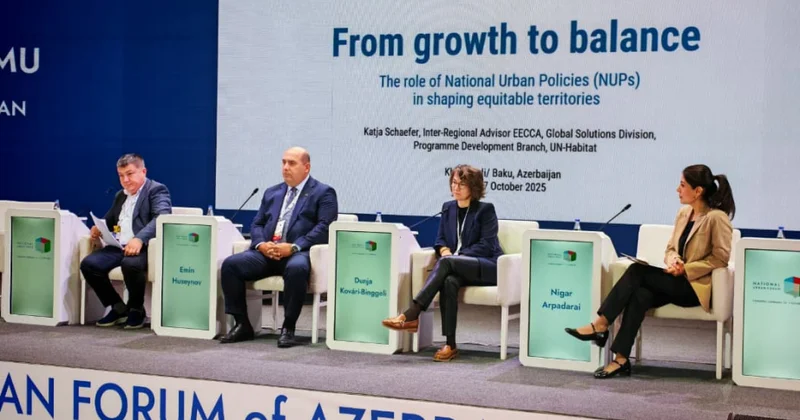 III Azərbaycan Milli Şəhərsalma Forumunun işini panel sessiya ilə davam etdirir