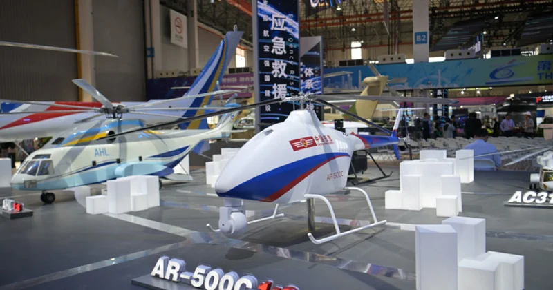 Çində helikopter sərgisi keçirilir