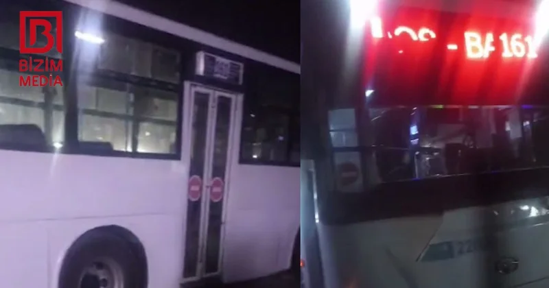 Köhnə avtobus, köhnə PROBLEM 161 nömrəli avtobus yenə yolda QALDI VİDEO
