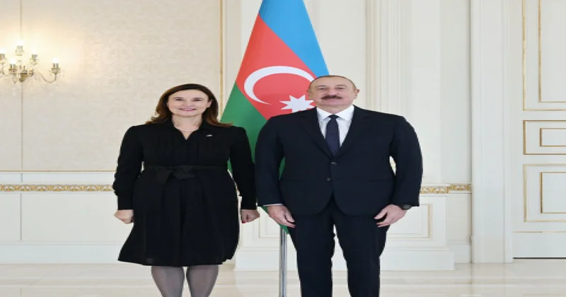 İlham Əliyev Avropa İttifaqının Azərbaycandakı nümayəndəliyinin yeni rəhbərinin etimadnaməsini qəbul edib