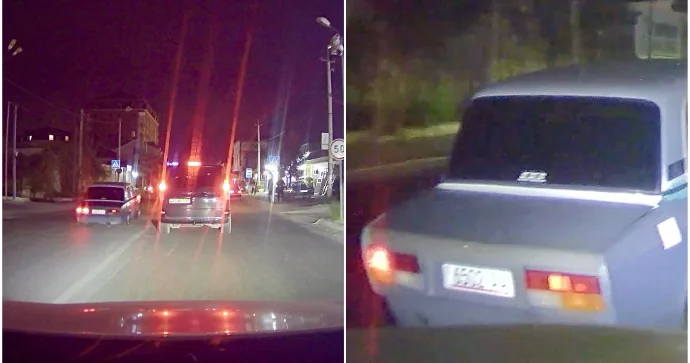 Masazırda saxta nömrəli “07” ilə təhlükə saçan sürücü sonda əks yola çıxdı VİDEO