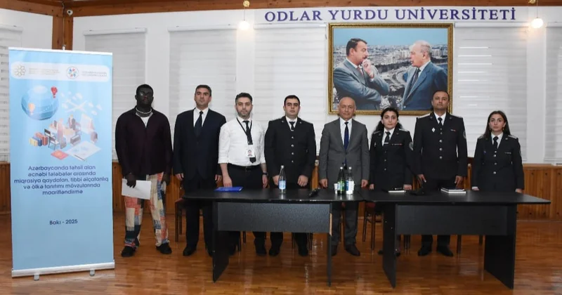 Odlar Yurdu Universitetində əcnəbi tələbələr üçün Miqrasiya qaydaları adlı tədbir keçirilib