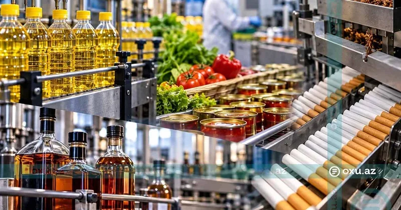 Азербайджан нарастил выпуск сигарет на 15.4%, производство виски упало на 37.4%