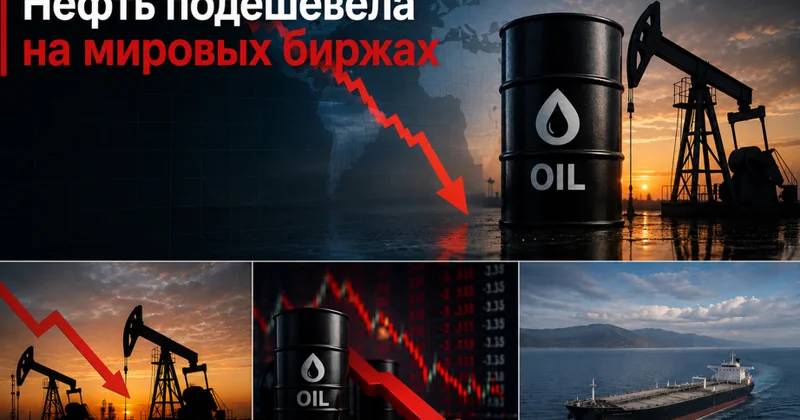 Цены на нефть снизились